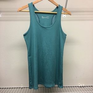 Women’s Under Armour Fitted Heat Gear Ribbed Tank Top Size Large